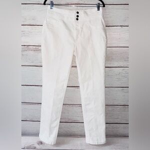 Rafaella White High-Rise Ankle Pants - Size 10
Beach Office Church Formal Chic